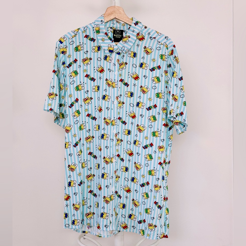 Keroppi NWT button-down unisex shirt